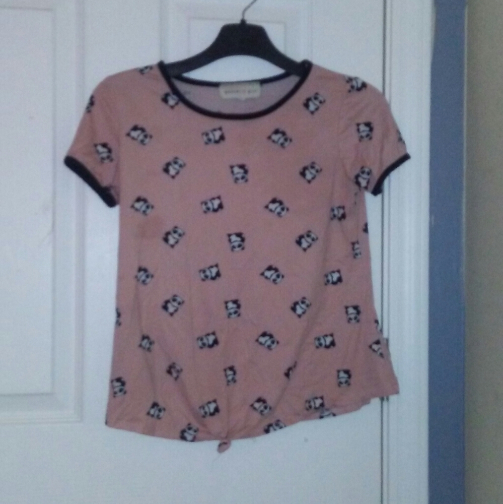 Peach shirt